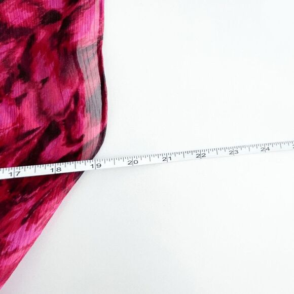 Express Dolman Sleeve Elastic Waist Dress Swirl Pink Tie Dye Watercolor Small - Picture 6 of 7